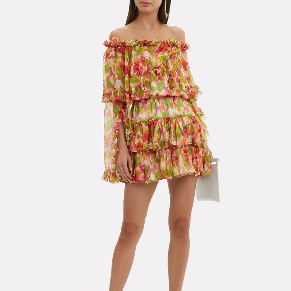 Caroline Constas Dresses & Skirts - CAROLINE CONSTAS - Dahila Off-Shoulder Mini Dress